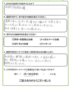 患者様の声、I.K様、58才